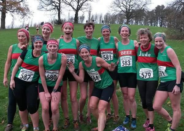 Spa Striders' ladies team finished 12th overall and first masters team at Cofton Park. Picture submitted