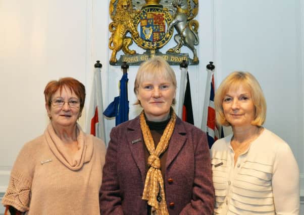 New trustees Lyn Bolton, Anita White and Jane Marshall