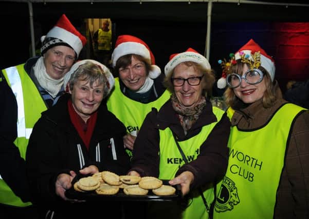 Carols in the Castle at Kenilworth Castle.
The ladies of the Lions Club were kept busy selling mince pies.
MHLC-19-12-15-Carols in the Castle NNL-151220-161208009