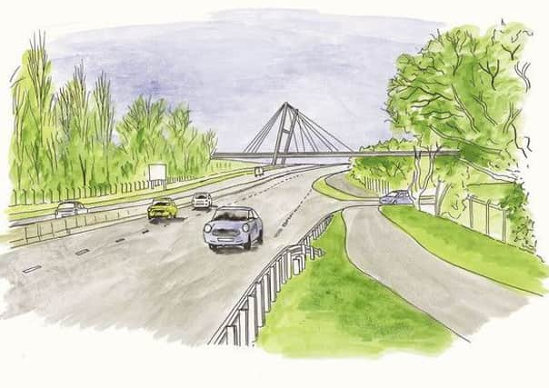 Artists impression of the proposed new bridge