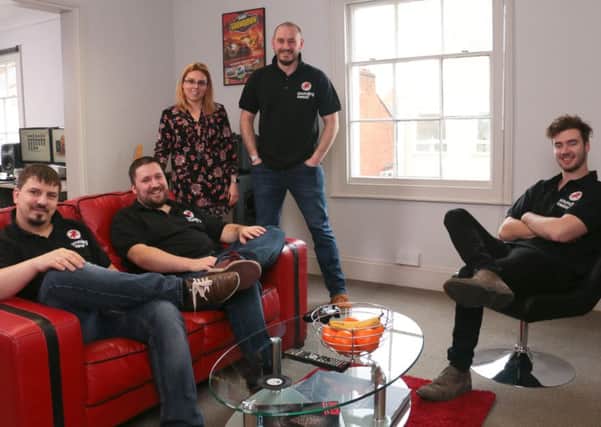 The Sounding Sweet team in the new office. Picture: SANCTUARY 9 MEDIA