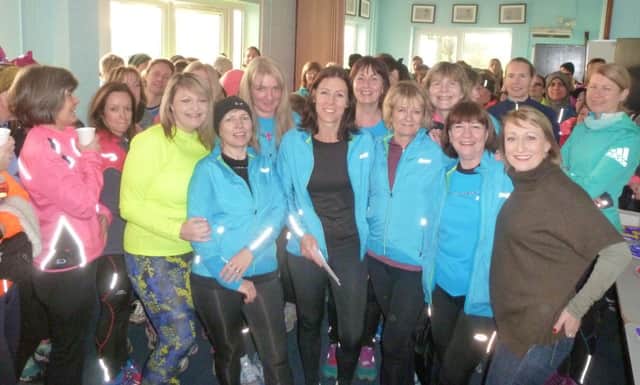 Goodbye to Ruth Waugh (centre) from the Ladies' Running Group