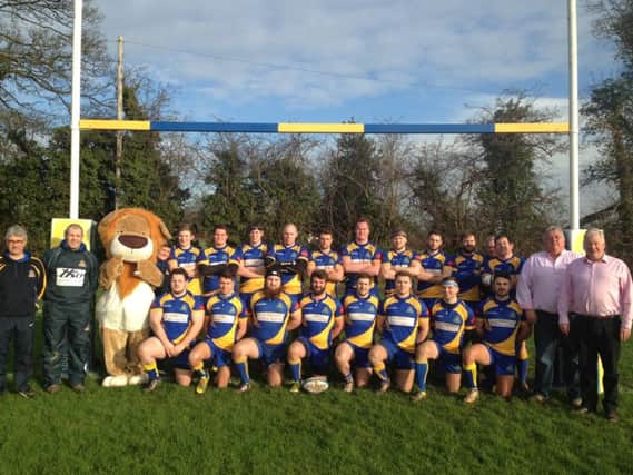 Kenilworth RFC with Olly the Brave