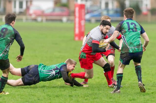 Rugby Welsh in action against Long Buckby 2nds  PICTURES BY MIKE BAKER