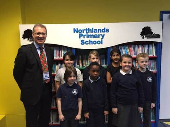 Rugby MP Mark Pawsey with the Northlands School Council