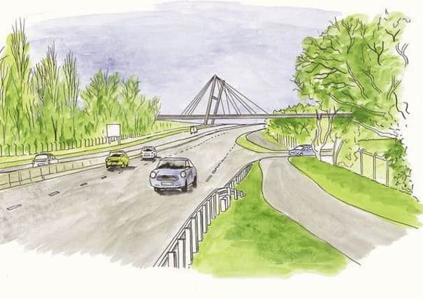 Artists impression of the proposed new bridge