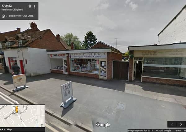 The three shops threatened by the plans. Copyright: Google Street View