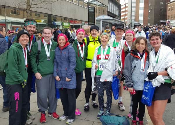 Spa Striders are in good spirits after a personal bests aplenty at the Coventry Half.