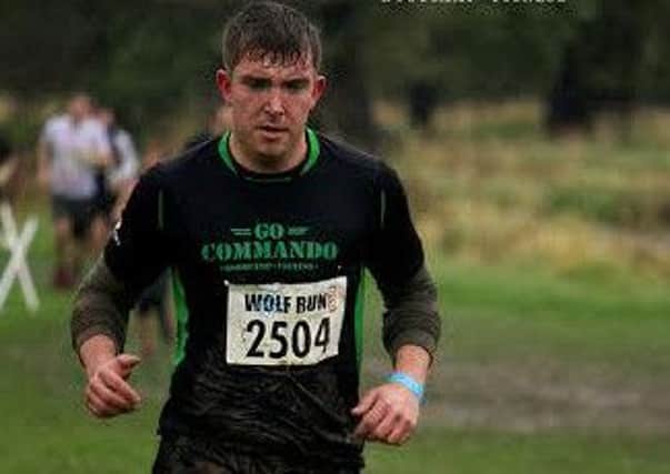 Sam Bishop pictured taking part in a recent Wolf Run.