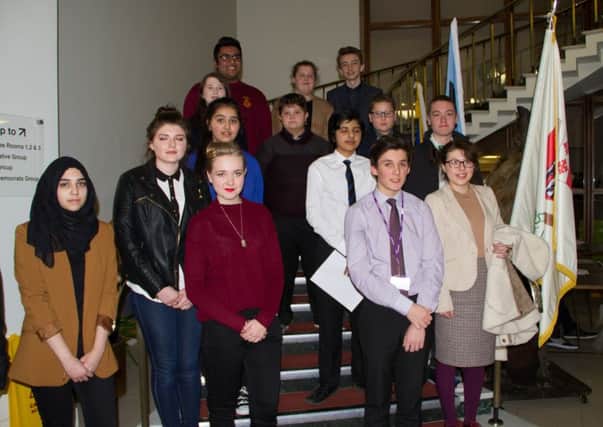 The elected youth representatives for Warwickshire