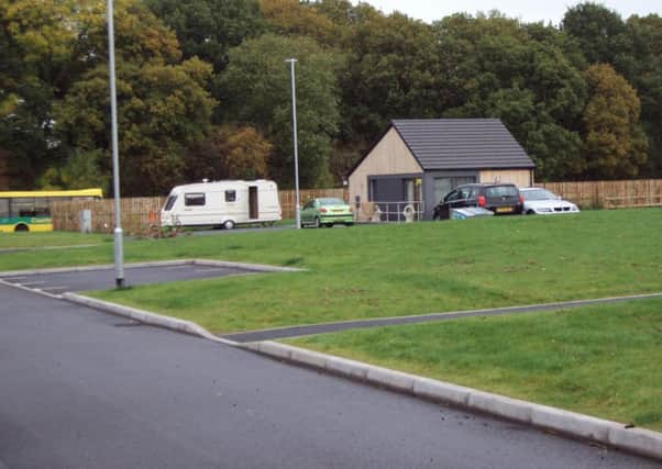 A Gypsy and Traveller site like the one which could be built at the Campion Hills site in Leamington.