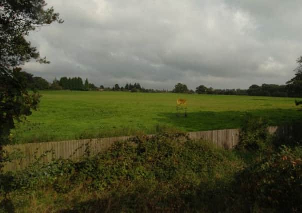 Land off Thickthorn roundabout where the horse fair takes place