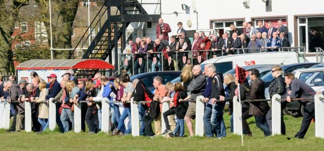 The Parkfield Road crowd enjoying game and the sunshine   PICTURES BY MIKE BAKER