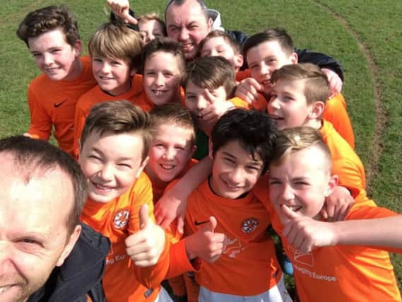 Rugby Town U11s Pumas celebrate with a selfie!