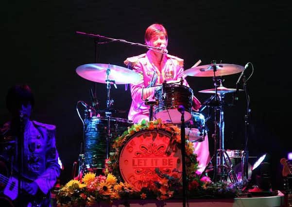 Luke Roberts as Ringo Starr in Let It Be. Picture by David Munn Photography.