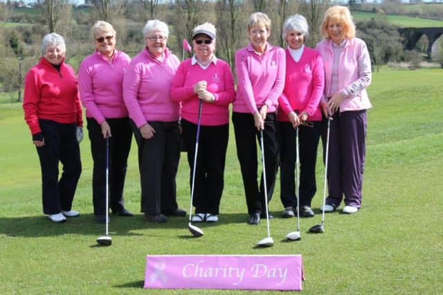 Ladies at Rugby Golf Club raising money for Cancer Relief