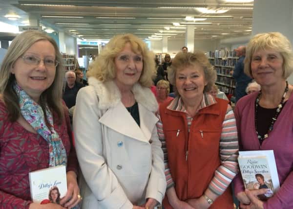Janette Hill, author Rosie Goodwin, Janet Farmer and Kate Harris. NNL-161204-163717001
