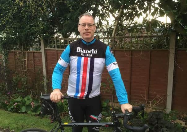 Martin Haywood is planning to cycle 4,000 miles to raise funds for NOTDEC.