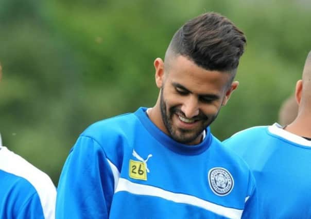 Riyad Mahrez has been banned from driving for six months after he was caught speeding on the M1 in Northamptonshire