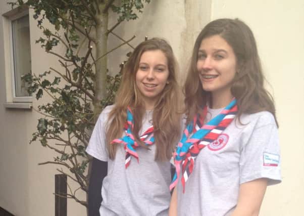 Cubbington Rangers Sylvie Ward and Olivia Gorvett.