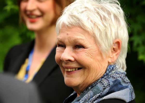 The reception for Dame Judi Dench at Ardingly Arts Festival, Ardingly College. 
Photo by Steve Robards ENGSUS00120130625105447