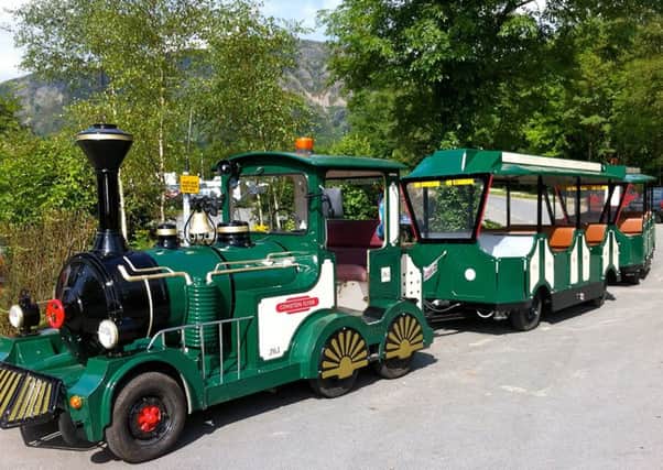 Visitors to a Night at Your Museum can take a tour of the town centre aboard a land train
