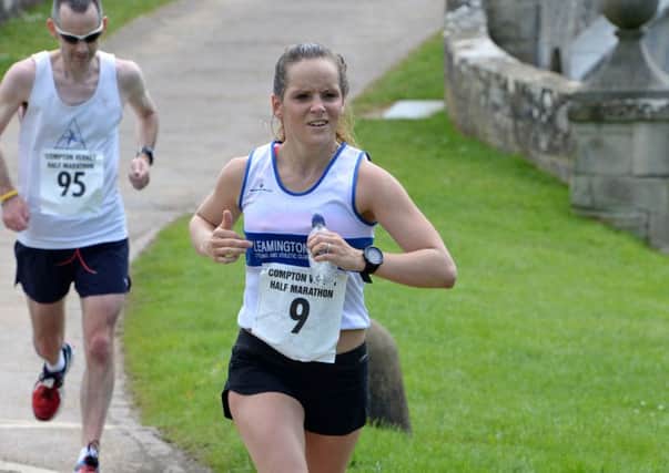 Natalie Bhangal on her way to fifth place at the Compton Verney Half Marathon. Picture: yourraceday.co.uk