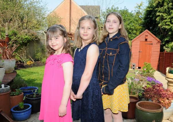 Photos of the Southam Carnival Princesses, Harriet,  Emily and Charis .
MHLC-07-05-16 Carnival Princesses NNL-160705-201240009