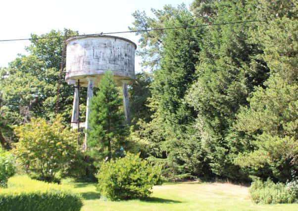 The water tower on Long Meadow Farm