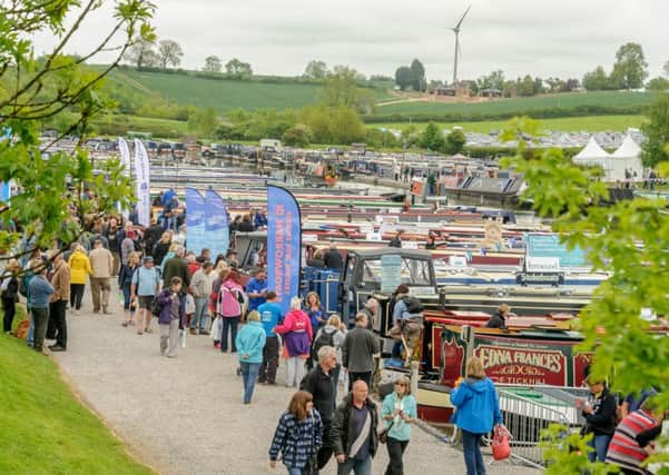 Crowds will gather at the Crick Boat Show this weekend.