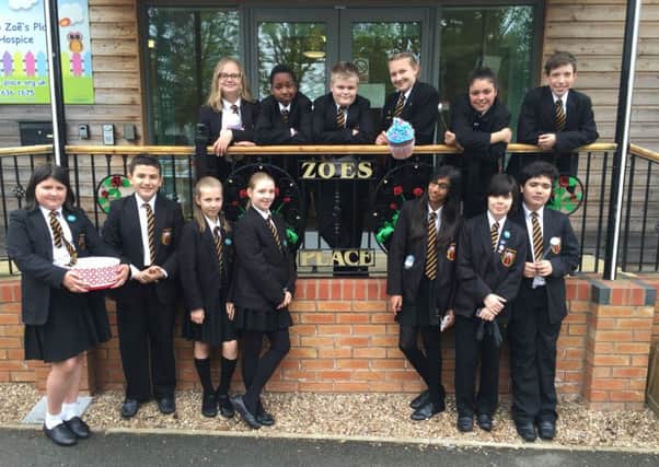 Harris pupils have been fundraising for Zoe's Place NNL-160516-151055001