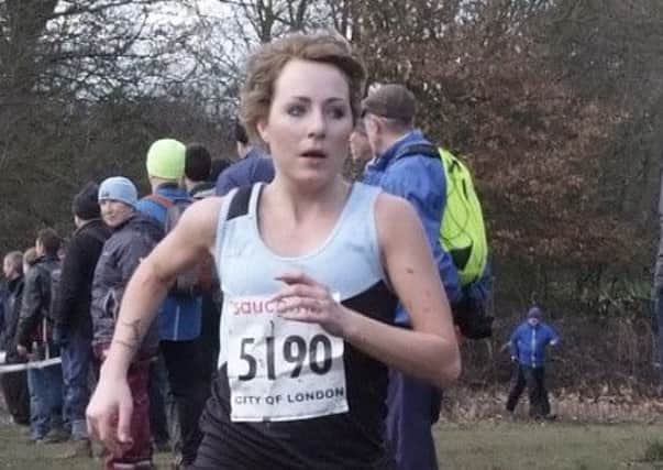 Emily Waugh - running cross country last year
