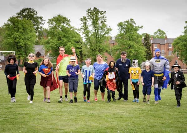 Staff and pupils at Milverton School recently took part in a sponsored walk/run (Yomp), to raise money for the school's new playground. NNL-160517-214249009