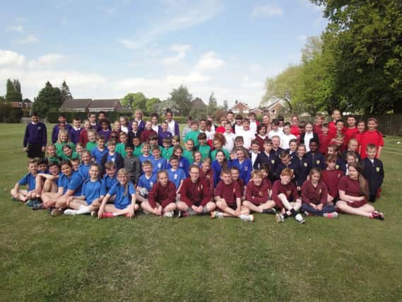 Rounders teams from ten schools at the tournament