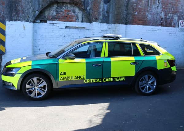 The new service. Image from Warwickshire and Northamptonshire Air Ambulance NNL-160523-093856001
