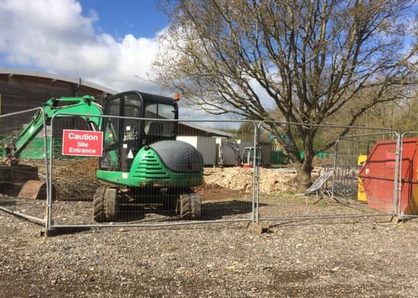 Work has started on a new fire station at the Aston Martin site in Gaydon.