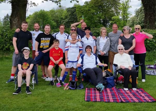 Players at the mixed charity tournament last month