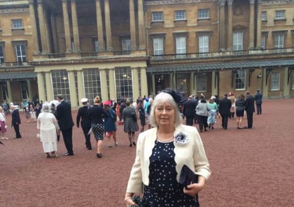 Norma at Buckingham Palace.