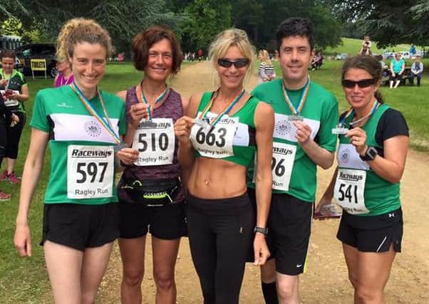 Kenilworth Runners' Ragley Hall contingent. Picture submitted