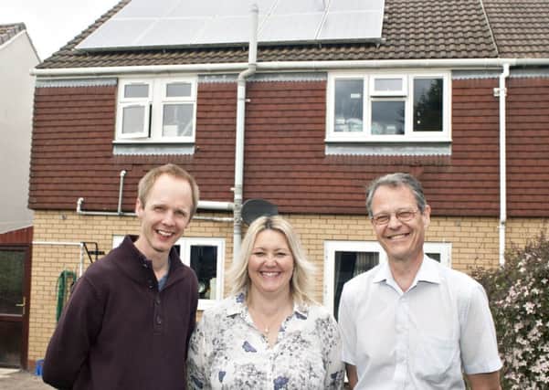 From left to right: Derrick Knight with Tamie and Rick Agutter