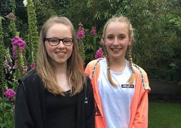 Lily Crockford and Katie Burrows.