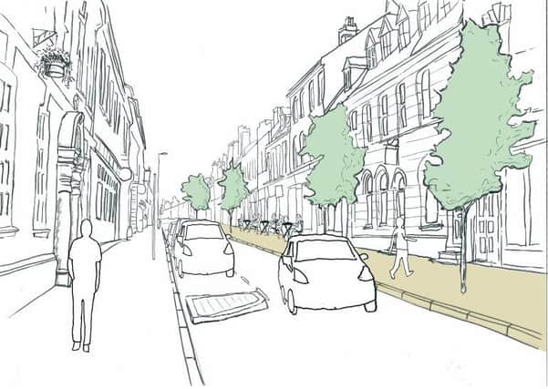 Jury Street/High Street:  Image from Warwickshire County Council