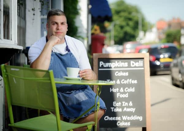 Christos Aristidou has had chairs outside his cafe for eight years with no complaints.