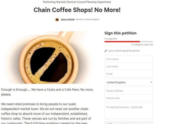 The online petition