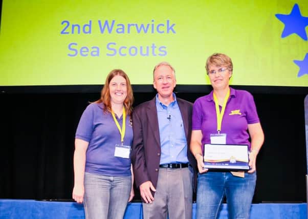Warwick Sea Scouts took the Jewson prize
