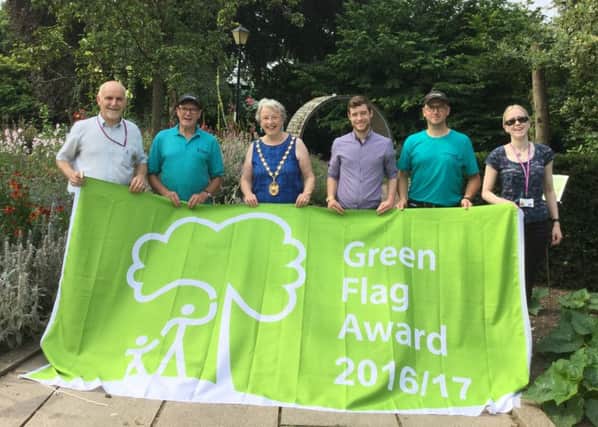 From left to right: Jon Holmes (WDC), Dave Partridge (The Landscape Group), Jane Knight (Chair, WDC), Max Kendal, (The Landscape Group), Kyril Georgiev,(The Landscape Group) and Laura Smith (WDC).