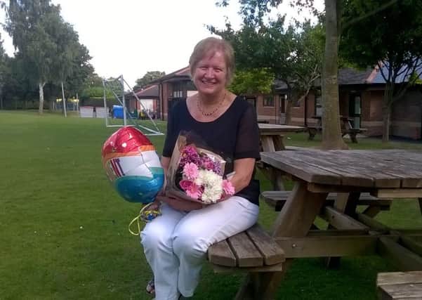 Angela Scull, who is retiring after 10 years as headteacher at St Augustines Catholic Primary School