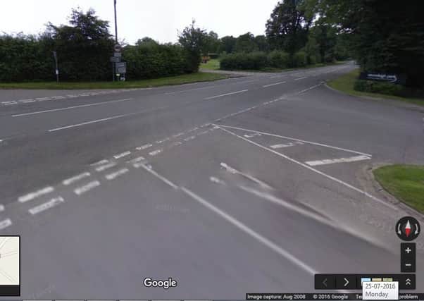 The blackspot outside Stoneleigh Park. Copyright: Google Street View