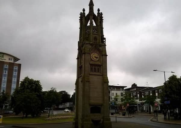 Kenilworth's clock tower in The Square NNL-160208-164559001