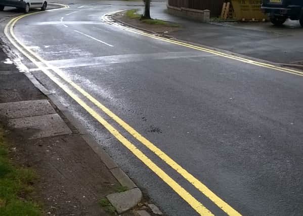New double yellow lines at the end of Greville Road before Brookside Avenue